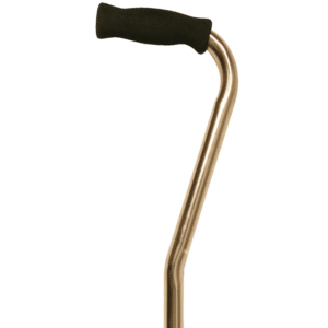 Canne ajustable désaxées standard bronze pâle