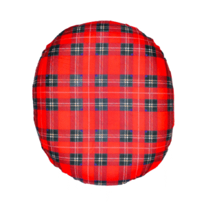 Coussin en mousse en forme d'anneau grand 16'' (40,6cm) MOTIF ÉCOSSAIS